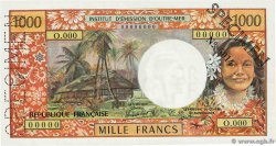 1000 Francs Spécimen TAHITI  1983 P.27cs FDC