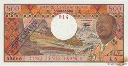 500 Francs Non émis CENTRAFRIQUE  1978 P.05S SPL+