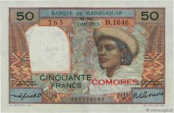 50 Francs COMOROS  1963 P.02b1 UNC