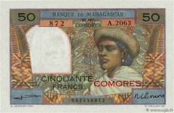 50 Francs COMORES  1963 P.02b2 NEUF