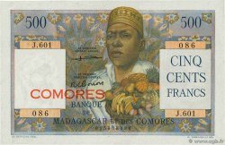 500 Francs COMORAS  1963 P.04b SC+