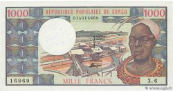 1000 Francs CONGO  1978 P.03c q.FDC