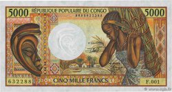 5000 Francs CONGO  1991 P.06b NEUF