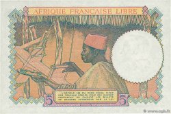 5 Francs FRENCH EQUATORIAL AFRICA Brazzaville 1941 P.06a UNC-