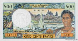 500 Francs FRENCH PACIFIC TERRITORIES  2004 P.01e ST