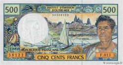 500 Francs POLYNESIA, FRENCH OVERSEAS TERRITORIES  2009 P.01f UNC