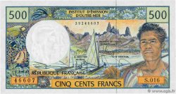 500 Francs FRENCH PACIFIC TERRITORIES  2010 P.01h UNC