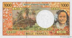 1000 Francs FRENCH PACIFIC TERRITORIES  2010 P.02l FDC