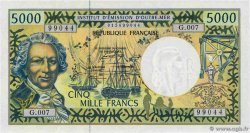 5000 Francs FRENCH PACIFIC TERRITORIES  1995 P.03c ST