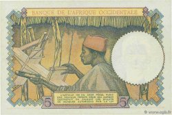 5 Francs FRENCH WEST AFRICA  1938 P.21 UNC