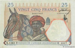 25 Francs FRENCH WEST AFRICA  1939 P.22