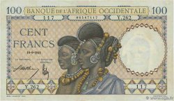 100 Francs FRENCH WEST AFRICA  1941 P.23