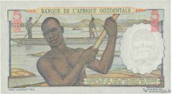 5 Francs FRENCH WEST AFRICA (1895-1958)  1943 P.36 UNC