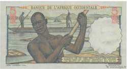 5 Francs FRENCH WEST AFRICA  1950 P.36 XF+