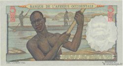 5 Francs FRENCH WEST AFRICA  1951 P.36 UNC-