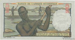 5 Francs FRENCH WEST AFRICA  1952 P.36 UNC-