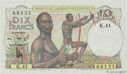 10 Francs FRENCH WEST AFRICA  1948 P.37