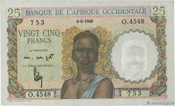 25 Francs FRENCH WEST AFRICA  1948 P.38