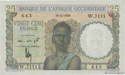 25 Francs FRENCH WEST AFRICA  1950 P.38