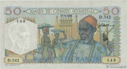 50 Francs FRENCH WEST AFRICA  1944 P.39