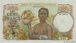 100 Francs FRENCH WEST AFRICA  1948 P.40 UNC-