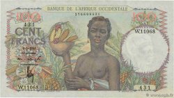 100 Francs FRENCH WEST AFRICA  1951 P.40 EBC+