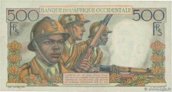 500 Francs FRENCH WEST AFRICA  1953 P.41 XF+