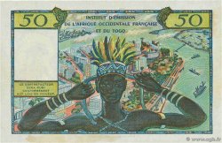 50 Francs FRENCH WEST AFRICA  1956 P.45 AU