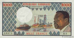 1000 Francs GABON  1974 P.03a q.AU