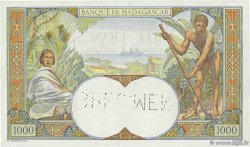 1000 Francs Épreuve MADAGASCAR  1933 P.041s UNC