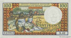 100 Francs - 20 Ariary MADAGASCAR  1966 P.057a SUP