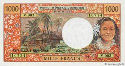 1000 Francs NOUVELLE CALÉDONIE Nouméa 1990 P.64(c) UNC