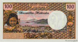 100 Francs NEUE HEBRIDEN  1972 P.18b ST