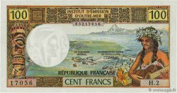 100 Francs TAHITI  1973 P.24b FDC