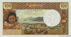 100 Francs TAHITI  1973 P.24b FDC