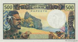 500 Francs TAHITI  1970 P.25a SC+