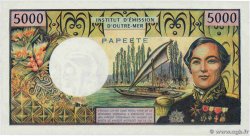 5000 Francs TAHITI  1985 P.28d FDC