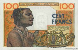 100 Francs STATI AMERICANI AFRICANI  1959 P.002a FDC