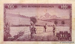 100 Shillings KENIA  1968 P.05b BC+