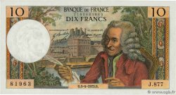 10 Francs VOLTAIRE FRANCE  1973 F.62.61 pr.NEUF