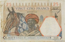 25 Francs AFRIQUE OCCIDENTALE FRANÇAISE (1895-1958)  1942 P.27