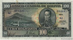 100 Bolivianos BOLIVIEN  1928 P.133