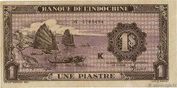 1 Piastre violet INDOCHINE FRANÇAISE  1943 P.060 SUP