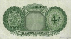 4 Shillings BAHAMAS  1953 P.13b BB