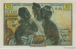 50 Francs FRENCH WEST AFRICA (1895-1958)  1956 P.45 AU+