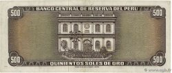 500 Soles de Oro PERú  1975 P.110 EBC