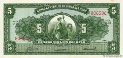 5 Soles de Oro PERU  1968 P.083a UNC-