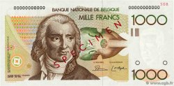 1000 Francs Spécimen BELGIQUE  1997 P.144s SPL