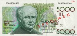 5000 Francs Spécimen BELGIUM  1982 P.145s