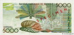 5000 Francs Spécimen BELGIQUE  1982 P.145s SPL